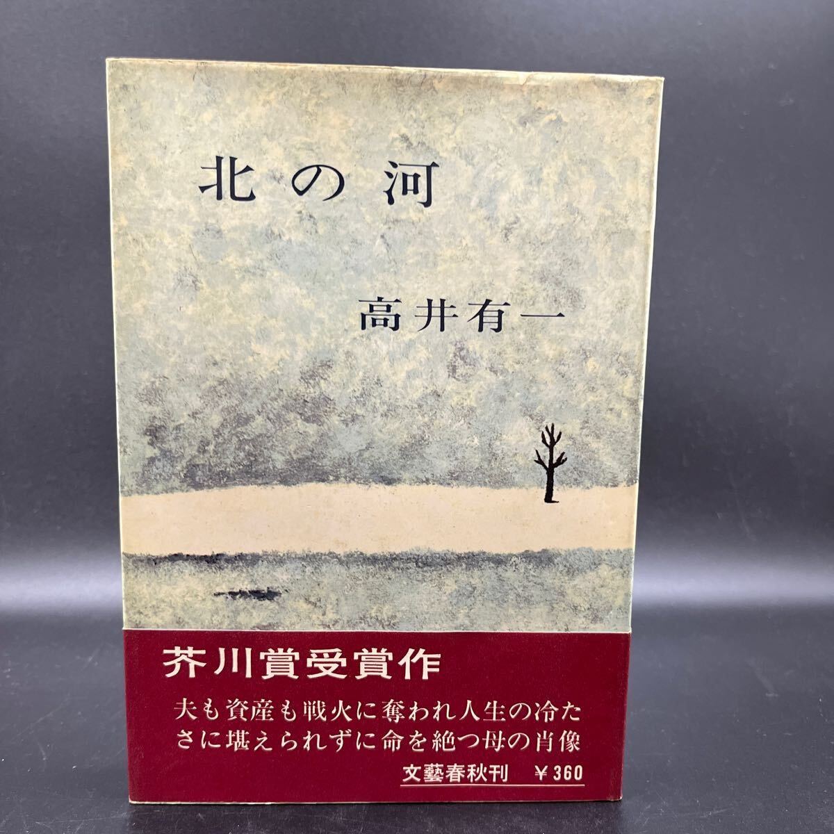 【署名本/芥川賞受賞作/初版】高井有一『北の河』文藝春秋 帯付き サイン本