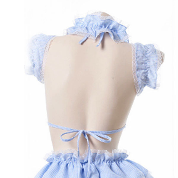  bikini No-brand Sky blue cosplay meido anime micro bikini halter-neck Halloween sexy Ran Jerry 