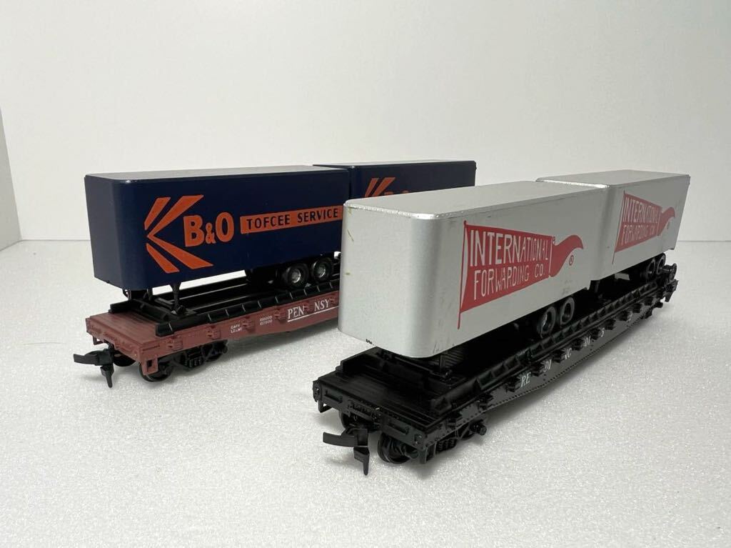 鉄道模型 トレーラー 貨車 HOゲージ 外国車輌 ジャンク