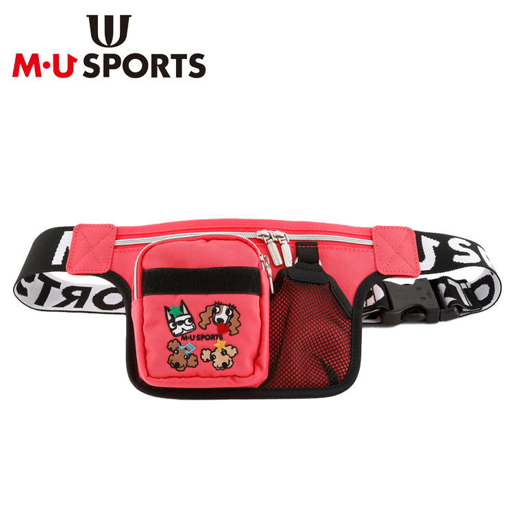 M・U SPORTS ウエストポーチ 703Q2022【MUスポーツ】【ゴルフバッグ 】【ウエストバッグ】【ピンク】【GolfBag】