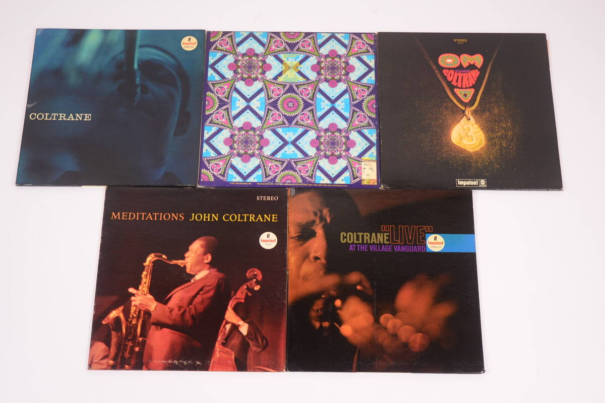 ジャズレコードセット 5枚　ジョンコルトレン ジャズLPレコード JOHN COLTRANE 5枚組セット