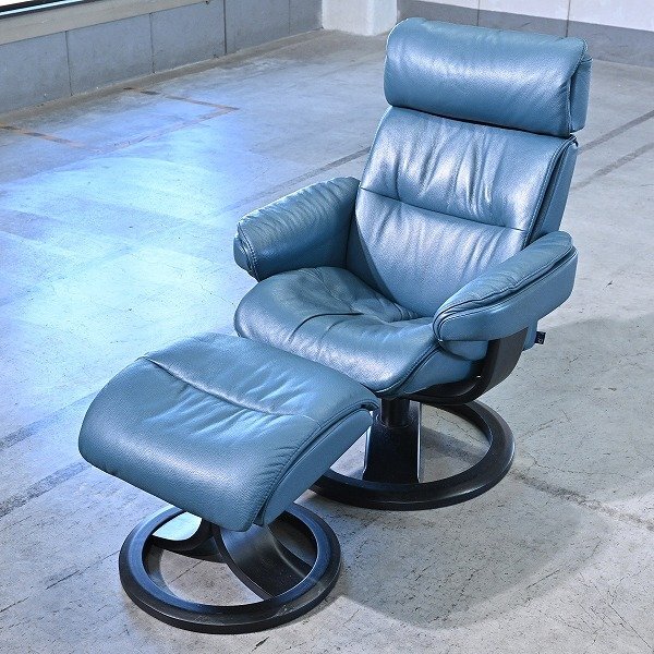 北欧ノルウェー EKORNES IMG 「NORDIC92」ストレスレスチェア オットマンセット ブナ 本革 1人掛け リクライニング エコーネス