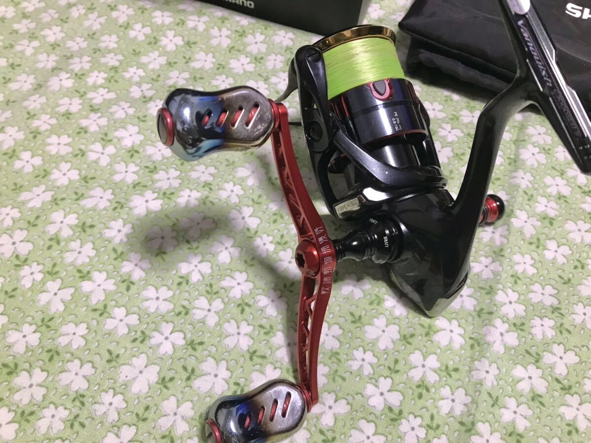 美品 カスタム 19 ヴァンキッシュ C3000SDH リブレハンドル+ 美品 カスタム 19 ヴァンキッシュ C3000SDH リブレハンドル+