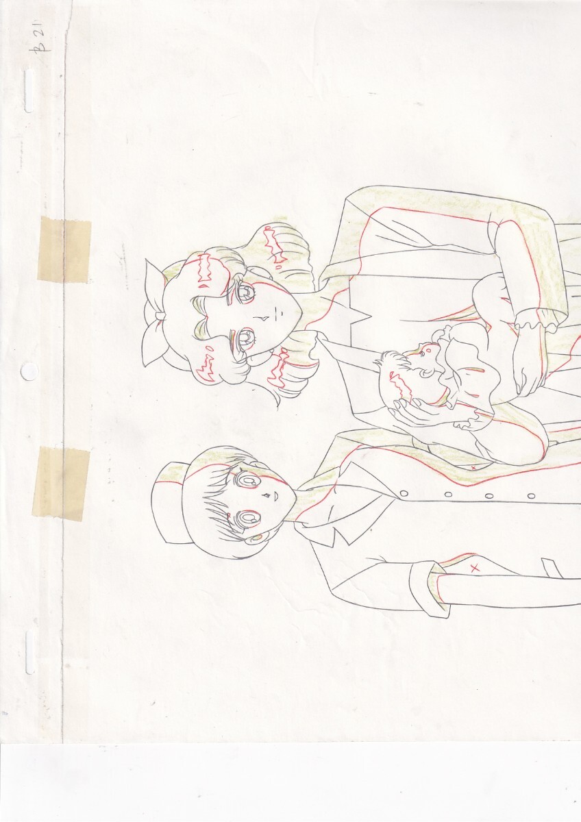 セーラームーン セル画 ⑤ ♯ 原画 動画 レイアウト イラスト