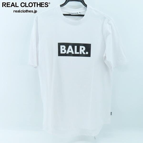 ☆BALR./ボーラー ボックスロゴ プリント 半袖Tシャツ ホワイト/L /LPL