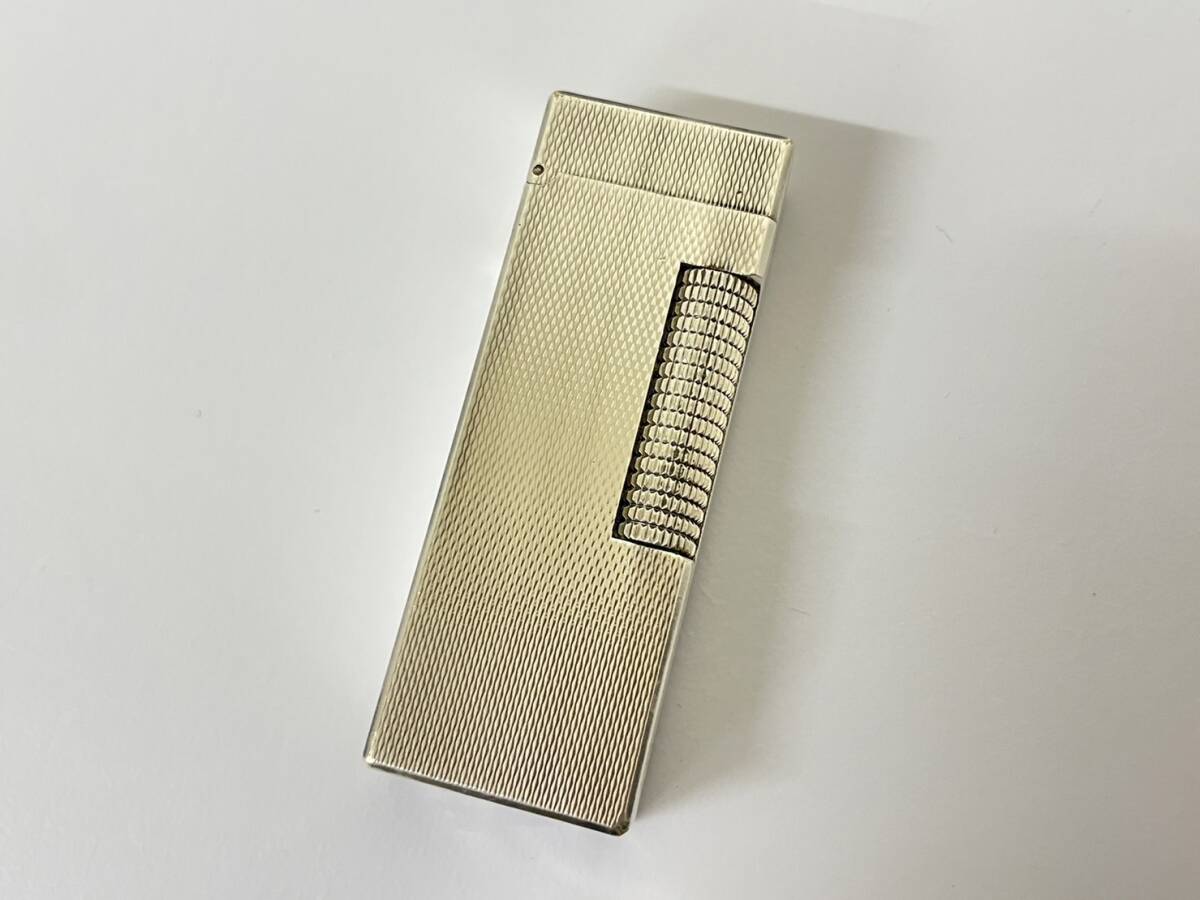 dunhill ダンヒル ガス ライター シルバーカラー 喫煙具 着火未確認 ジャンク 
