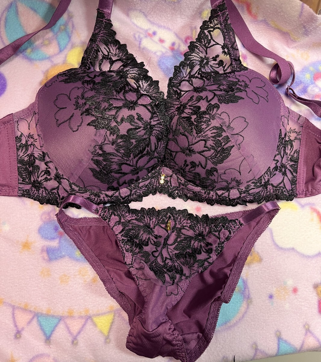 ★Ｇカップ★ブラジャーショーツセット★パンツ 下着 インナー レディース★ゆうパケット 未使用★G65 3