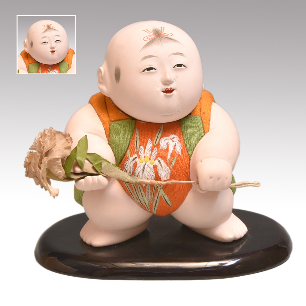 木目込人形 春木均夫 河内越 日本伝統工芸展出品作品 桐塑人形 木目込人形 春木均夫 河内越 日本伝統工芸展出品作品 桐塑人形