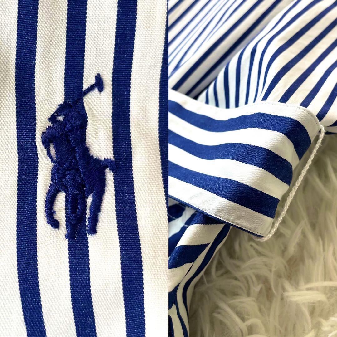 美品 POLO RALPH LAUREN ポロラルフローレン シャツワンピース 美品 POLO RALPH LAUREN ポロラルフローレン シャツワンピース