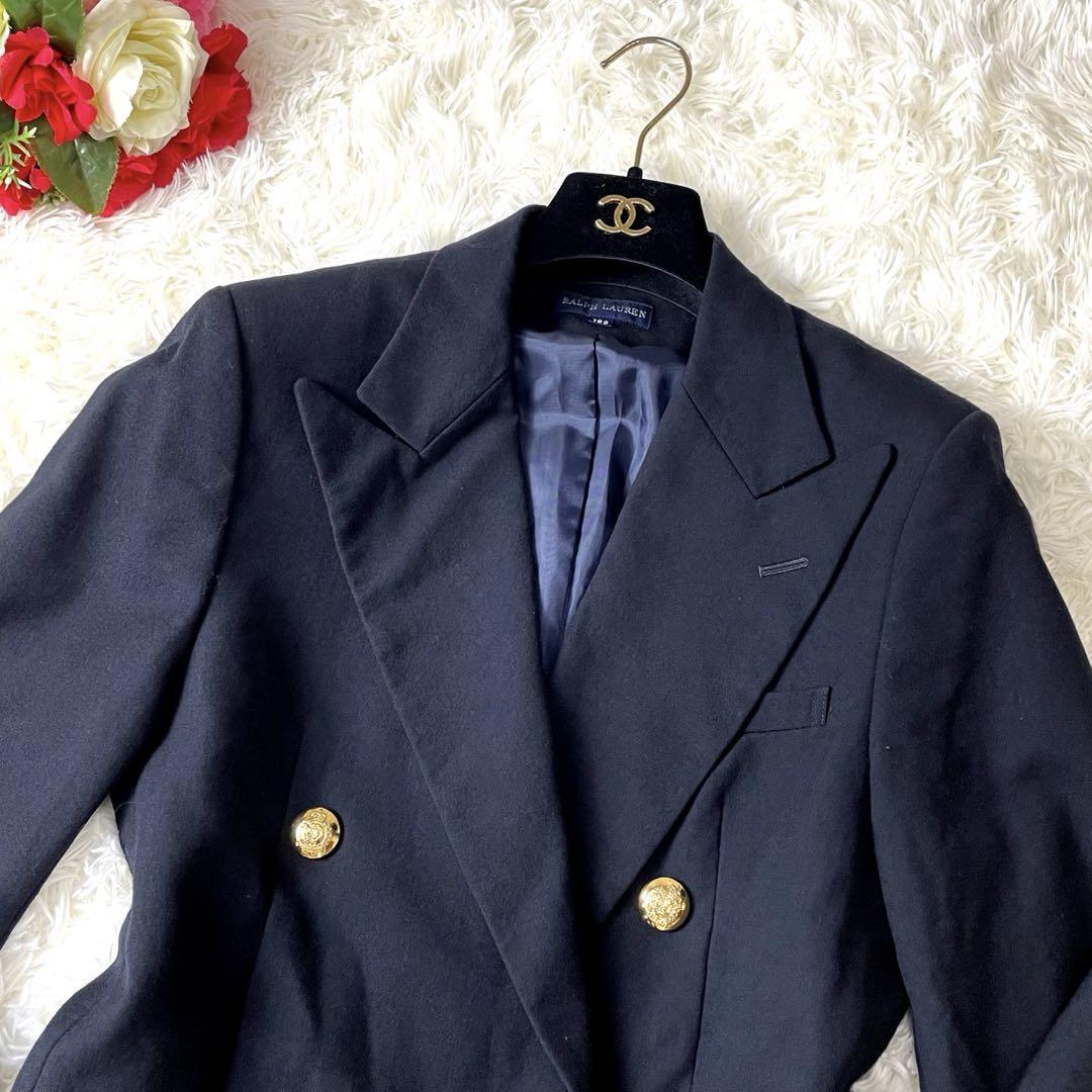 大きいサイズ/トレンド RALPH LAUREN ラルフローレン 紺ブレ 大きいサイズ/トレンド RALPH LAUREN ラルフローレン 紺ブレ