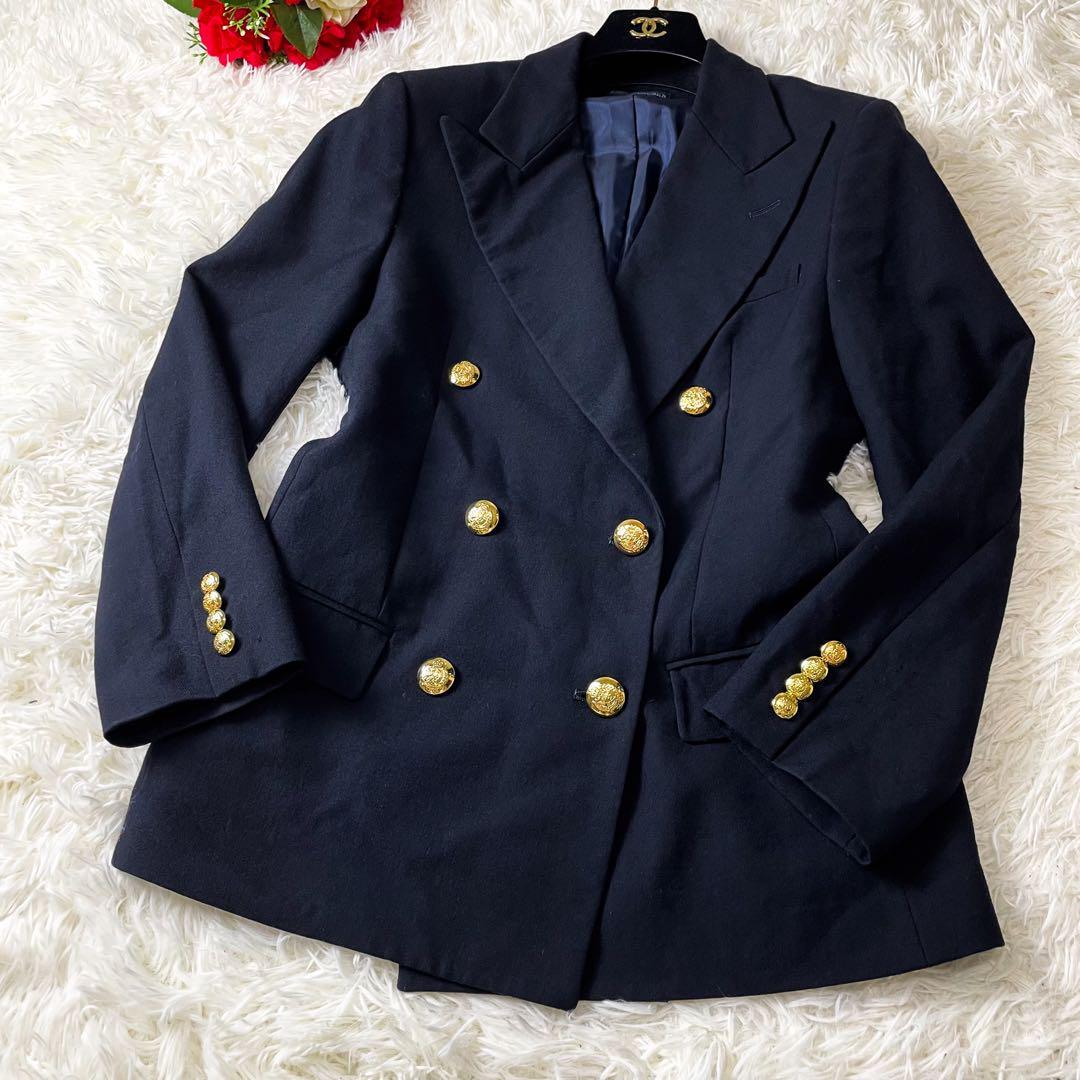 大きいサイズ/トレンド RALPH LAUREN ラルフローレン 紺ブレ 大きいサイズ/トレンド RALPH LAUREN ラルフローレン 紺ブレ