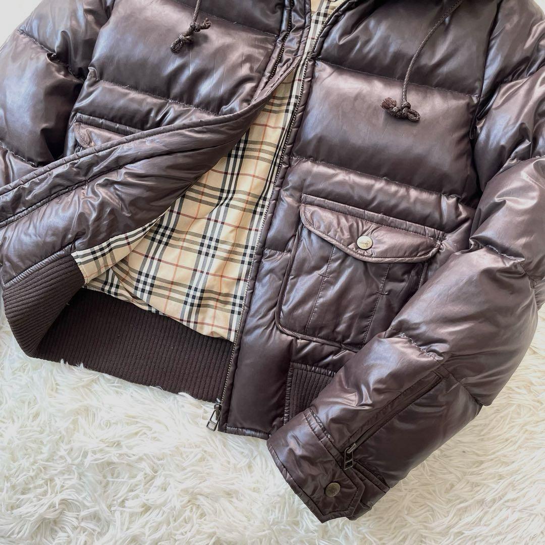 高級感 BURBERRY BLUE LABEL バーバリー ダウンジャケット 38 M 高級感 BURBERRY BLUE LABEL バーバリー ダウンジャケット 38 M