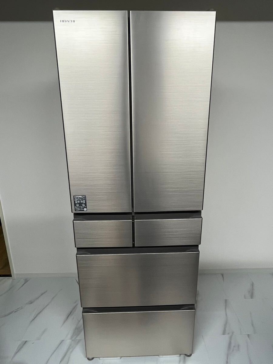 HITACHI ノンフロン冷凍冷蔵庫 R-HWC54T （N）型　23年製　容量540L 6ドア 