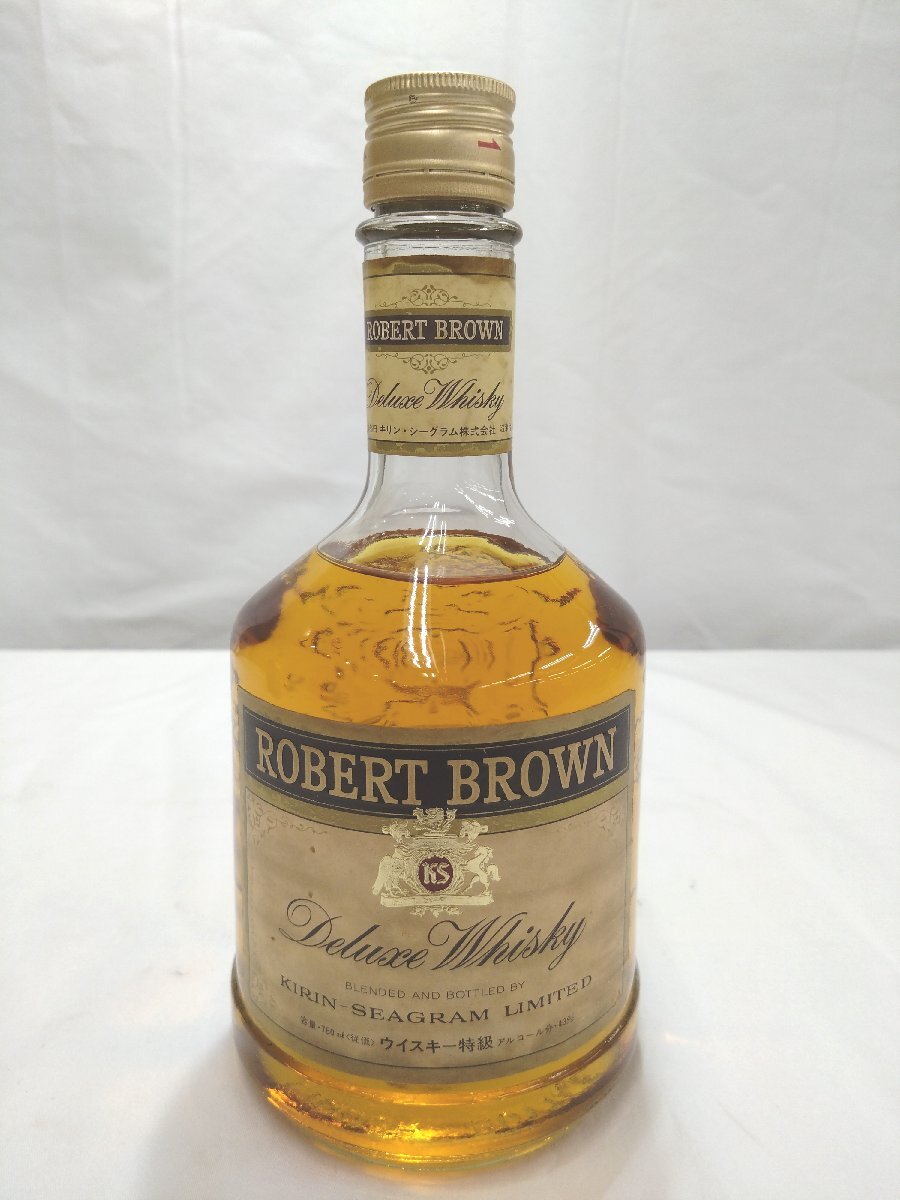 * Tokyo Metropolitan area delivery limitation *( not yet . plug ) giraffe si- gram Robert Brown whisky ROBERT BROWN WHISKY 760ml 43%[ postage extra .] KA1555