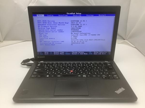 ジャンク!Lenovo 20ALCTO1WW○Core i7 4600U 2.1G 8G 480G