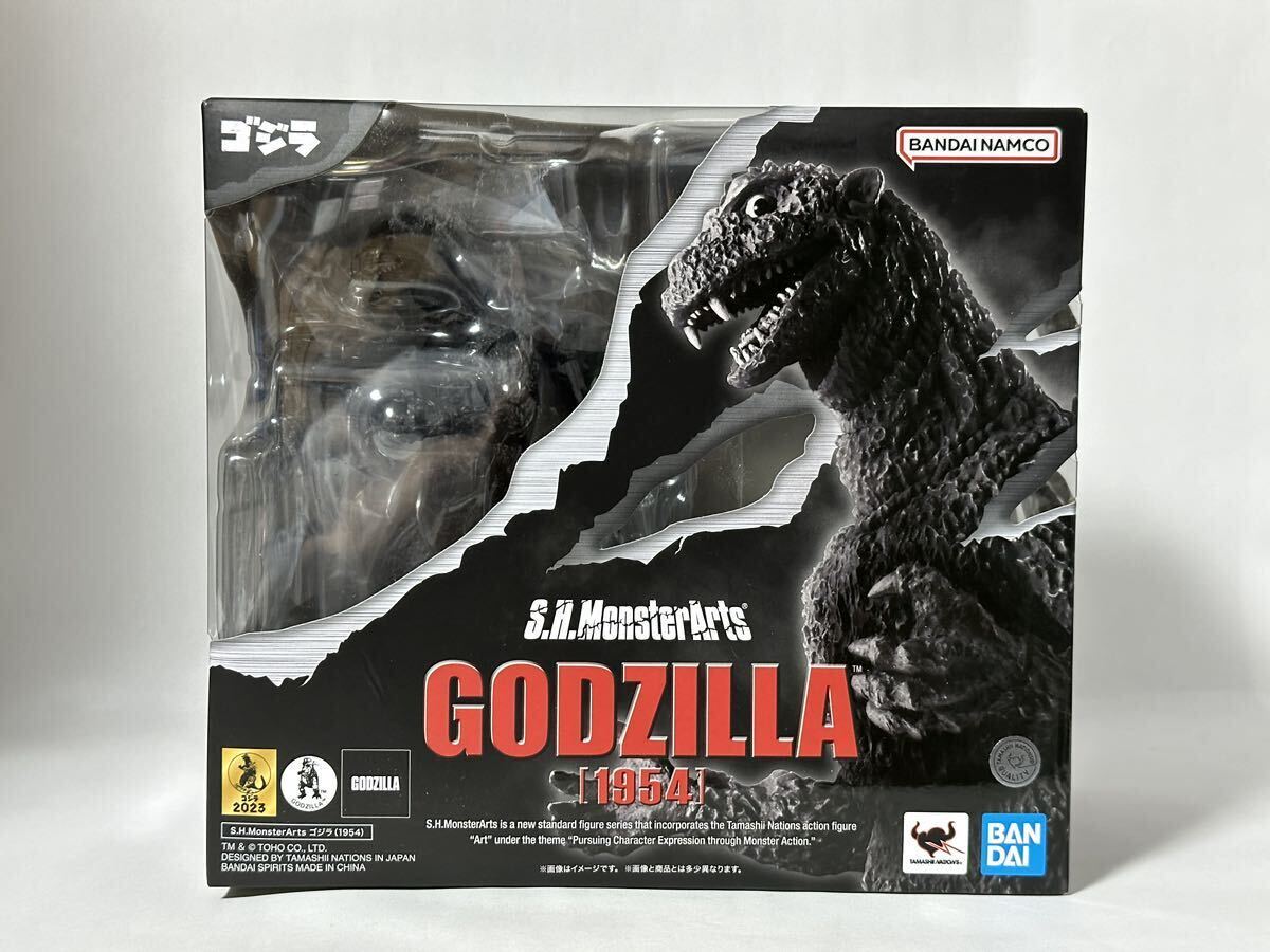 新しいスタイル GODZILLA ゴジラ S.H.モンスターアーツ S.H.MonsterArts 1954 フィギュア バンダイ 同梱可 箱痛み多数 未開封品 ゴジラ
