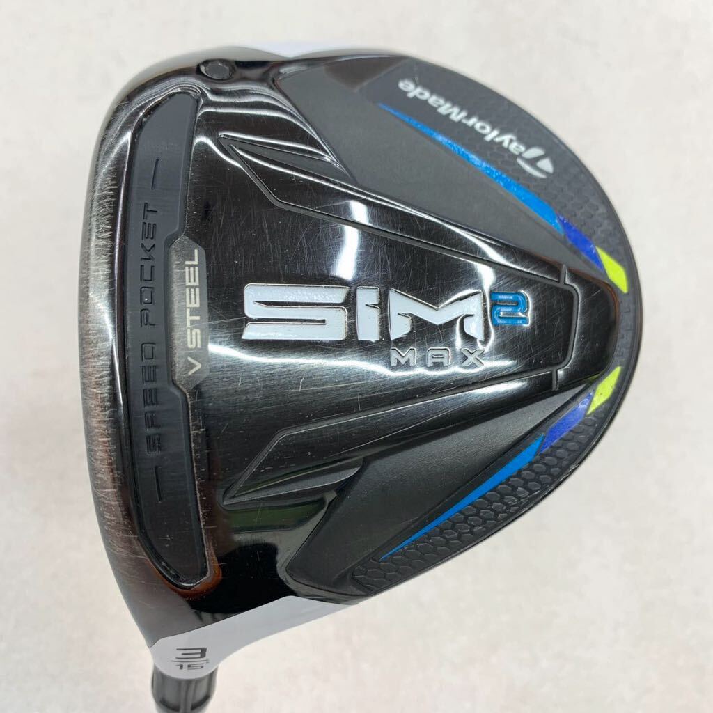 即決■レフティ FW / テーラーメイド　SIM2 MAX　Speeder 569 EVOLUTION Ⅶ　3W 15度　フレックスS　左　カバー有