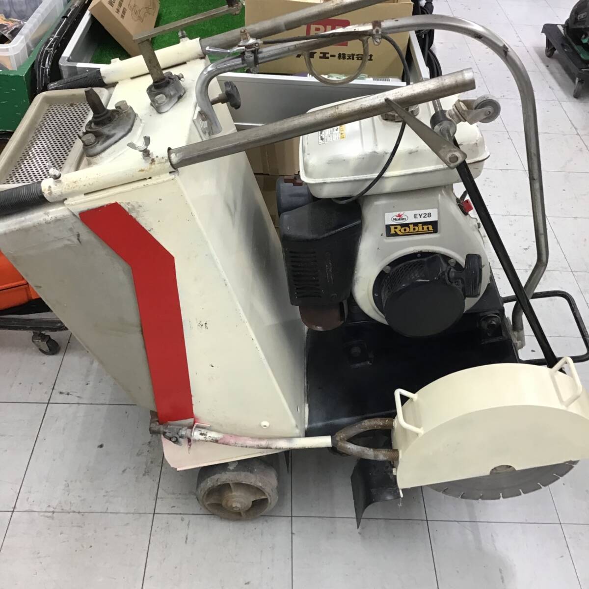 【店頭受取り限定】 エクセン/EXEN エンジンコンクリートカッター・型番不明 【埼玉県鴻巣市】