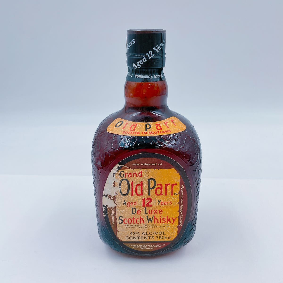 8F053 Old Parr Aqed12years オールドパー12年 750ml 43% お酒 8F053 Old Parr Aqed12years オールドパー12年 750ml 43% お酒