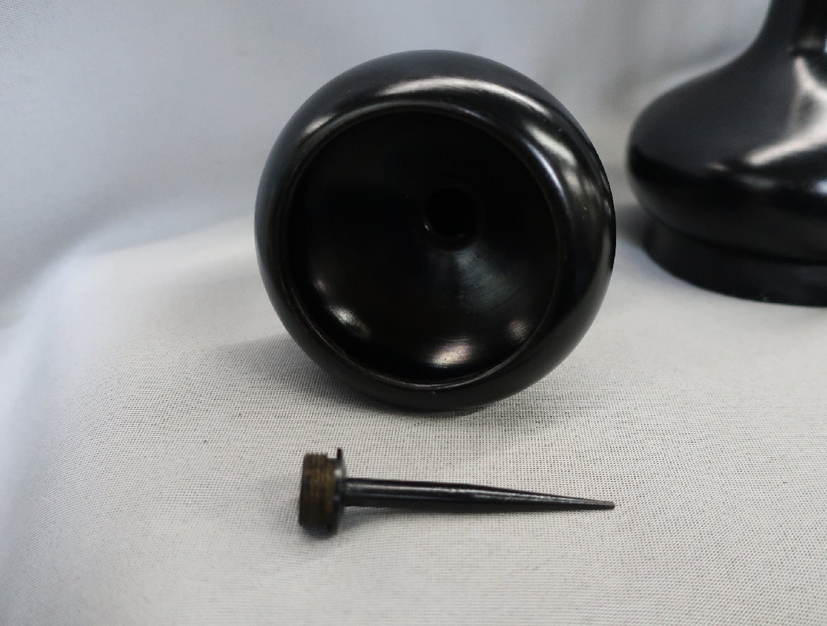 倉庫整理品】灯立 寛通型灯立 尺〇 高岡製 1対 仏具 K-963 倉庫整理品】灯立 寛通型灯立 尺〇 高岡製 1対 仏具 K-963