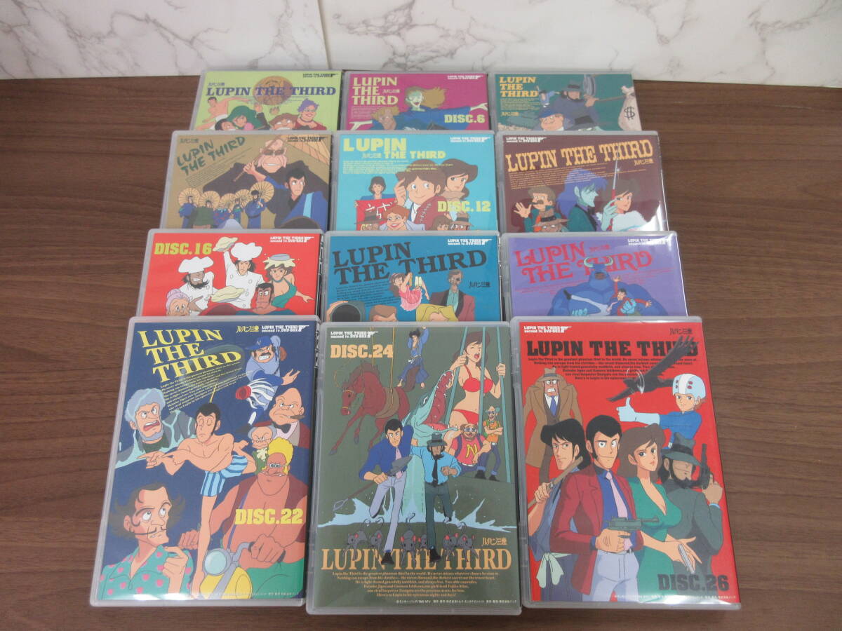 5F3-4[ルパン三世 LUPIN THE THIRD second tv.DVD-BOX 不揃い] 動作未確認 DISC.1-2欠品 モンキーパンチ uap VPBY-11912_画像4
