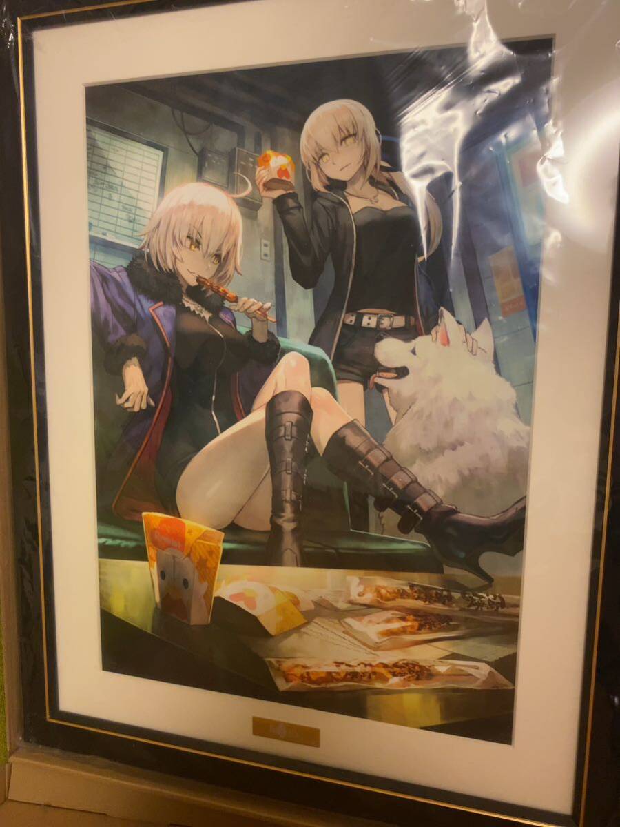 FGO Lawson限定 複製原画 ジャンヌオルタ セイバーオルタ Yahoo!オークション - FGO ローソン限定 複製原画 ジャンヌ