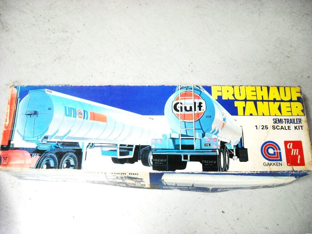 フルハーフ タンカー　Ｇｕｌｆ/ＵＮＩＯＮ７６ セミ・トレーラー　１/２５＊ＡＭＴ ガッケン 学研