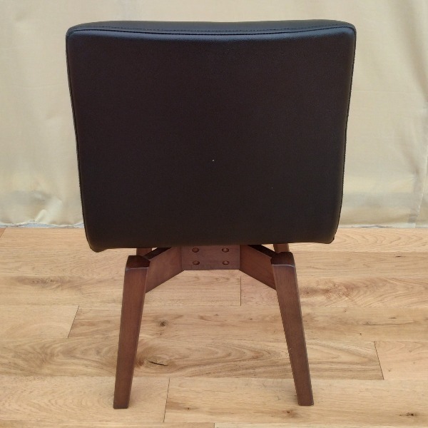 ダイニングチェア ナチュラルモダン 天然木 回転式 ダイニングチェアー リビングチェア 食卓椅子 食卓用 食卓 食事 チェア チェアー イス_画像3