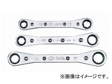 Yahoo!オークション - KTC 板ラチェットめがねレンチセット[3本 Yahoo!オークション - KTC 板ラチェットめがねレンチセット[3本