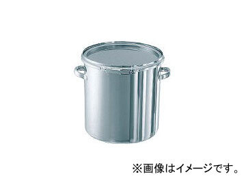 日東金属工業/NITTO-KINZOKU ステンレスタンク ストレートレバーバンド式密閉タンク(フタ付) 80L CTL47(5096081) JAN:4560132181733
