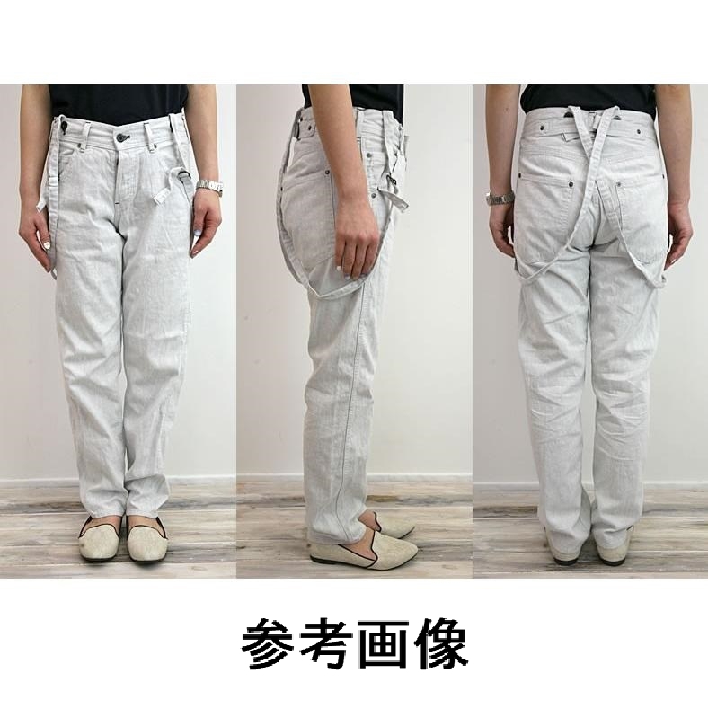 即決★ 送料無(wú)★ ジョンブル　サスペンダーワークパンツ　W75cm　ボーイフレンド テーパード　ホワイト　AP235　日本制　JOHNBULL　H746