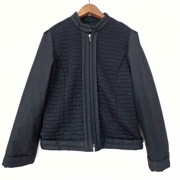 #wnc トランク コシノヒロコ ブルゾン 11 黒 中綿 ジップアップ レディース [901793]