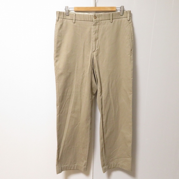 #anc ブルックリン ブリッジーズ BROOKLYN Britches パンツ チノパン 33 ベージュ アメリカ製 メンズ [903502]