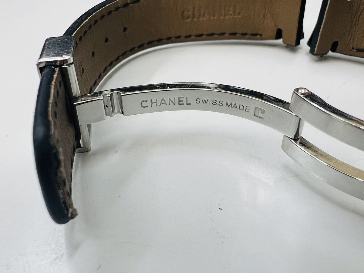 ベルトのみ出品】正規 シャネル J12 H0680から取外し 革ベルト