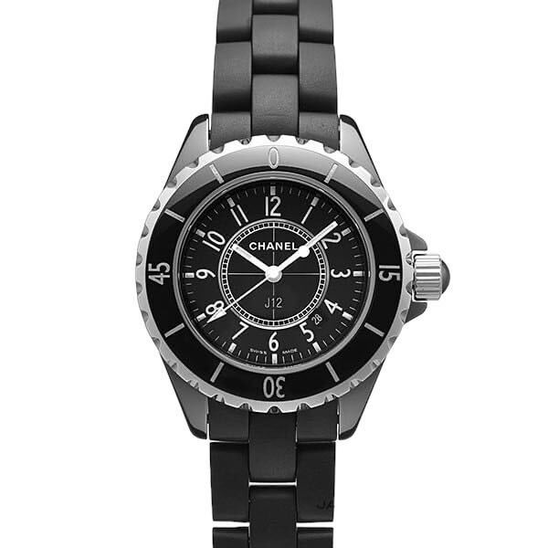 正規保証書付】CHANEL シャネル J12 黒ラバー H0681 レディース 正規保証書付】CHANEL シャネル J12 黒ラバー H0681 レディース