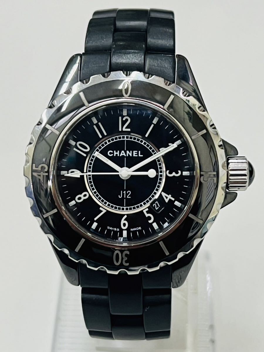正規保証書付】CHANEL シャネル J12 黒ラバー H0681 レディース 正規保証書付】CHANEL シャネル J12 黒ラバー H0681 レディース