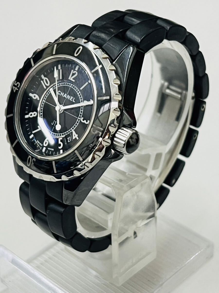 正規保証書付】CHANEL シャネル J12 黒ラバー H0681 レディース 正規保証書付】CHANEL シャネル J12 黒ラバー H0681 レディース