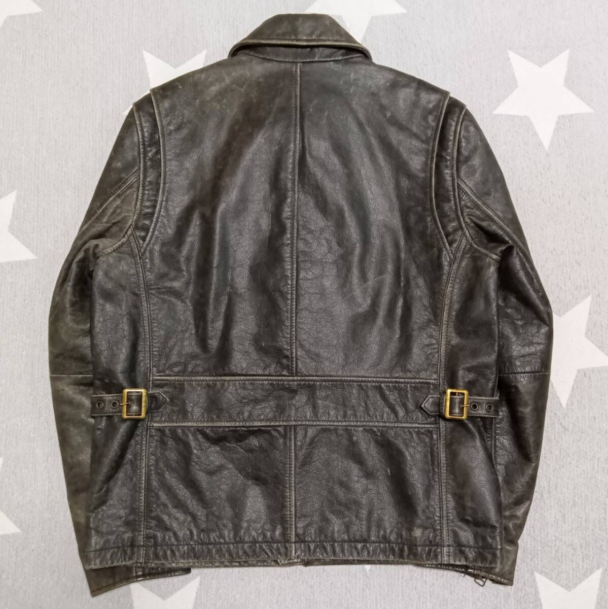 希少 米国 Eddie Bauer レザージャケット カウハイド 90's 牛革 希少 米国 Eddie Bauer レザージャケット カウハイド 90's 牛革