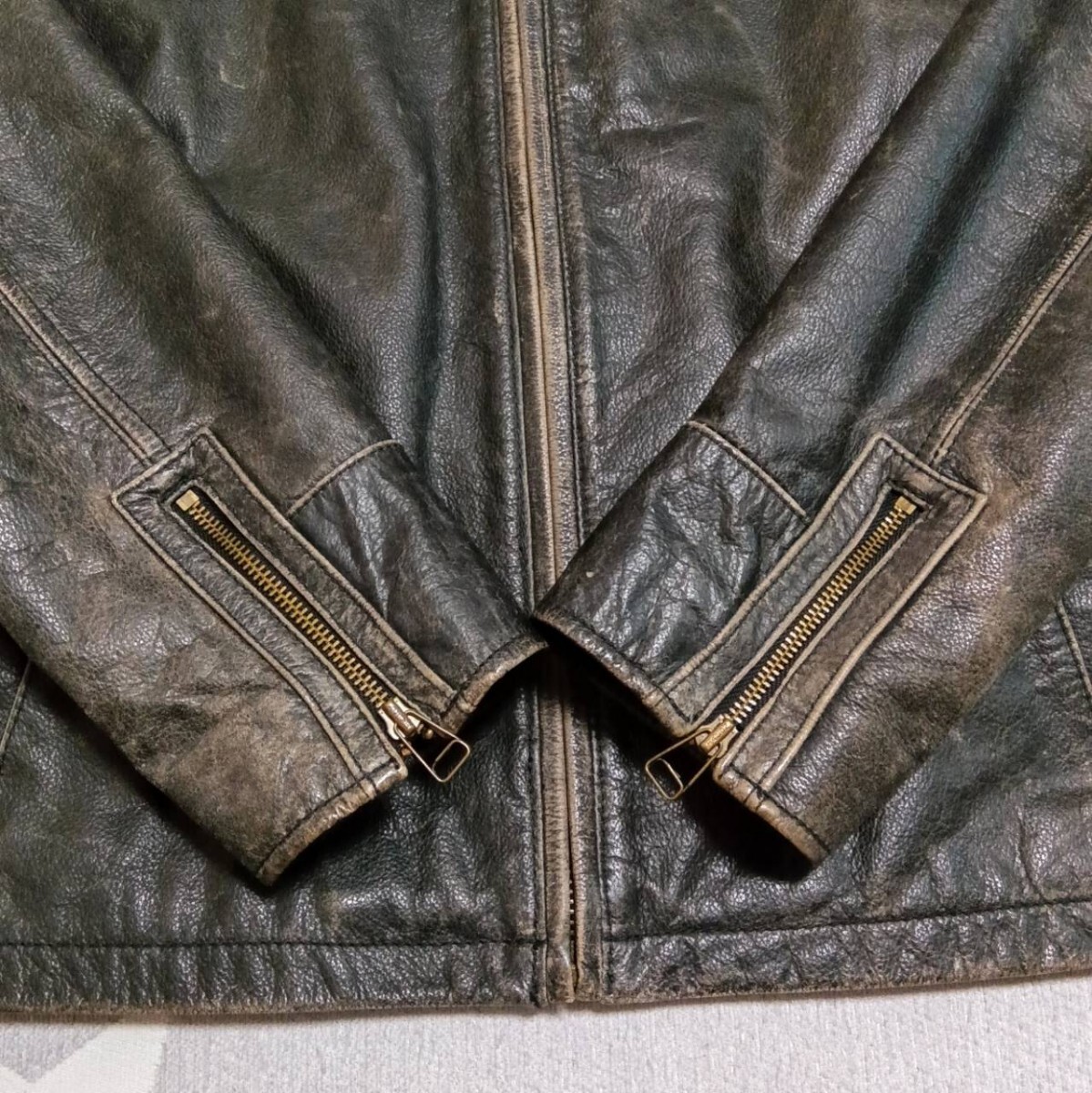 希少 米国 Eddie Bauer レザージャケット カウハイド 90's 牛革 希少 米国 Eddie Bauer レザージャケット カウハイド 90's 牛革