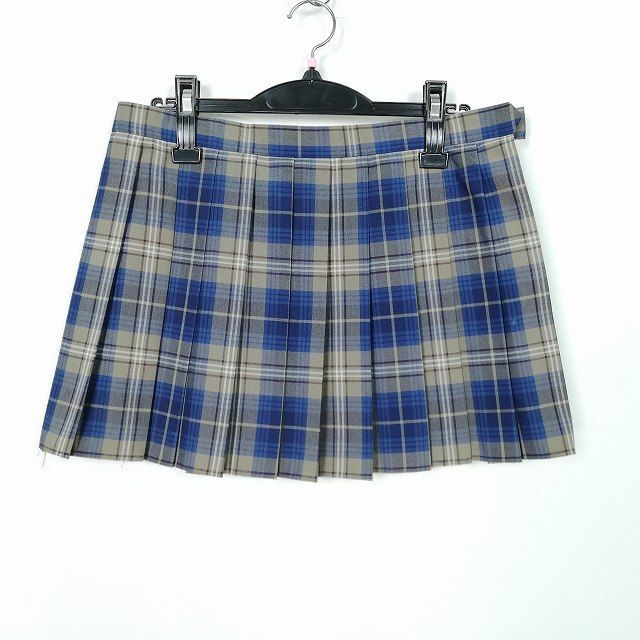 1円 スクールスカート 大きいサイズ 夏物 w72-丈59 チェック 大阪渋谷高校 プリーツ 学生服 制服 女子 中古 HK9540 Yahoo!オークション - 1円 スクールスカート 大きいサイズ 夏物 w72-丈