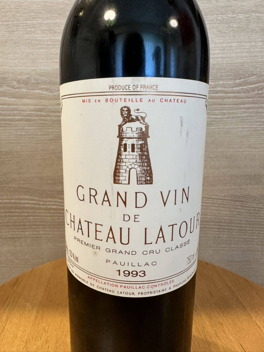 未開栓】シャトー ラトゥール CHATEAU LATOUR 1993年 750ml 未開栓】シャトー ラトゥール CHATEAU LATOUR 1993年 750ml