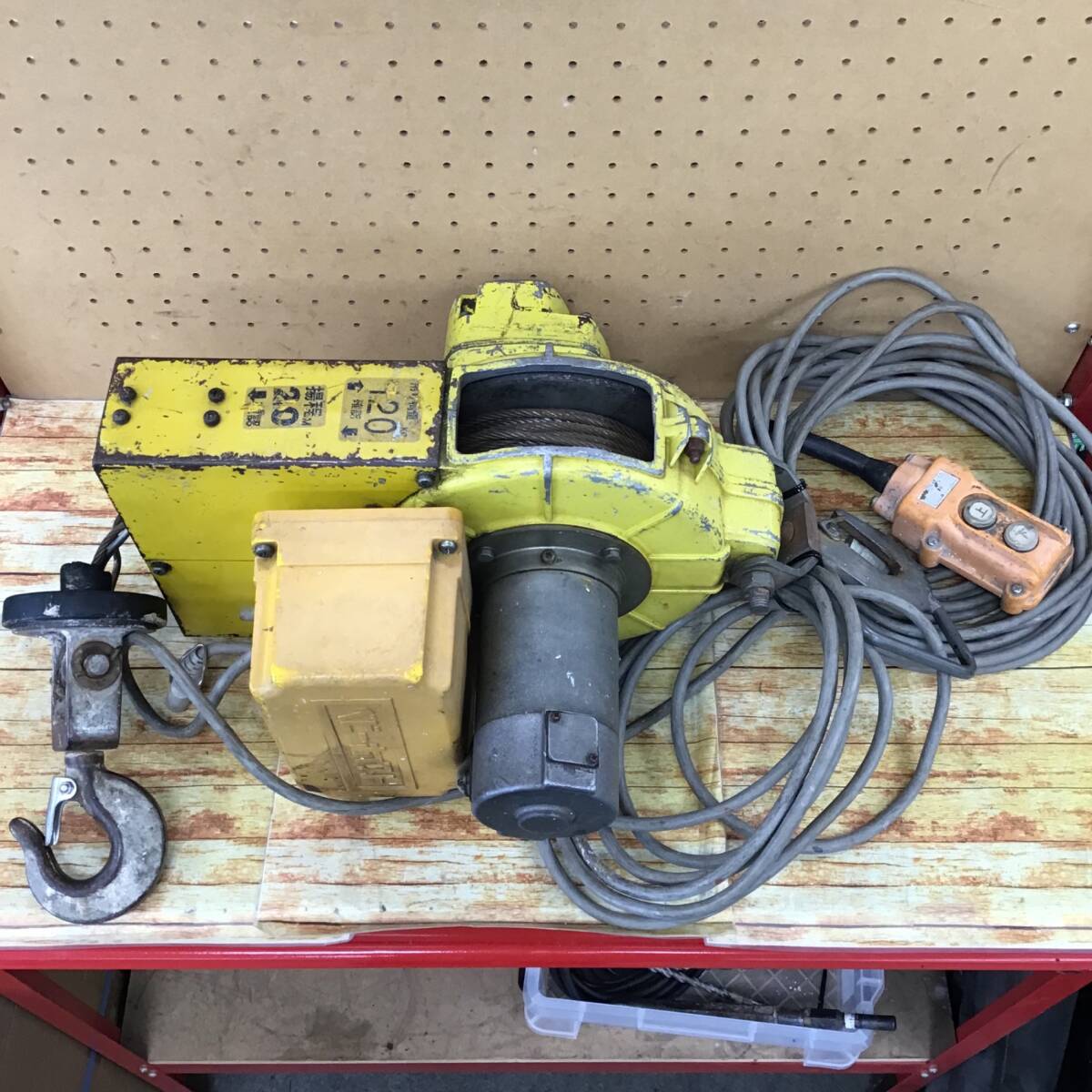 【中古品】トーヨーコーケン(TKK) 電動ウインチ(ワイヤー) BH-600