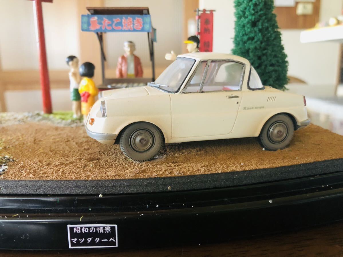 1/32 昭和の風景 縁日のたこ焼きや マツダ R360クーペ LED灯籠照明 Yahoo!オークション - 1/32 昭和の風景 縁日のたこ焼きや マツダ