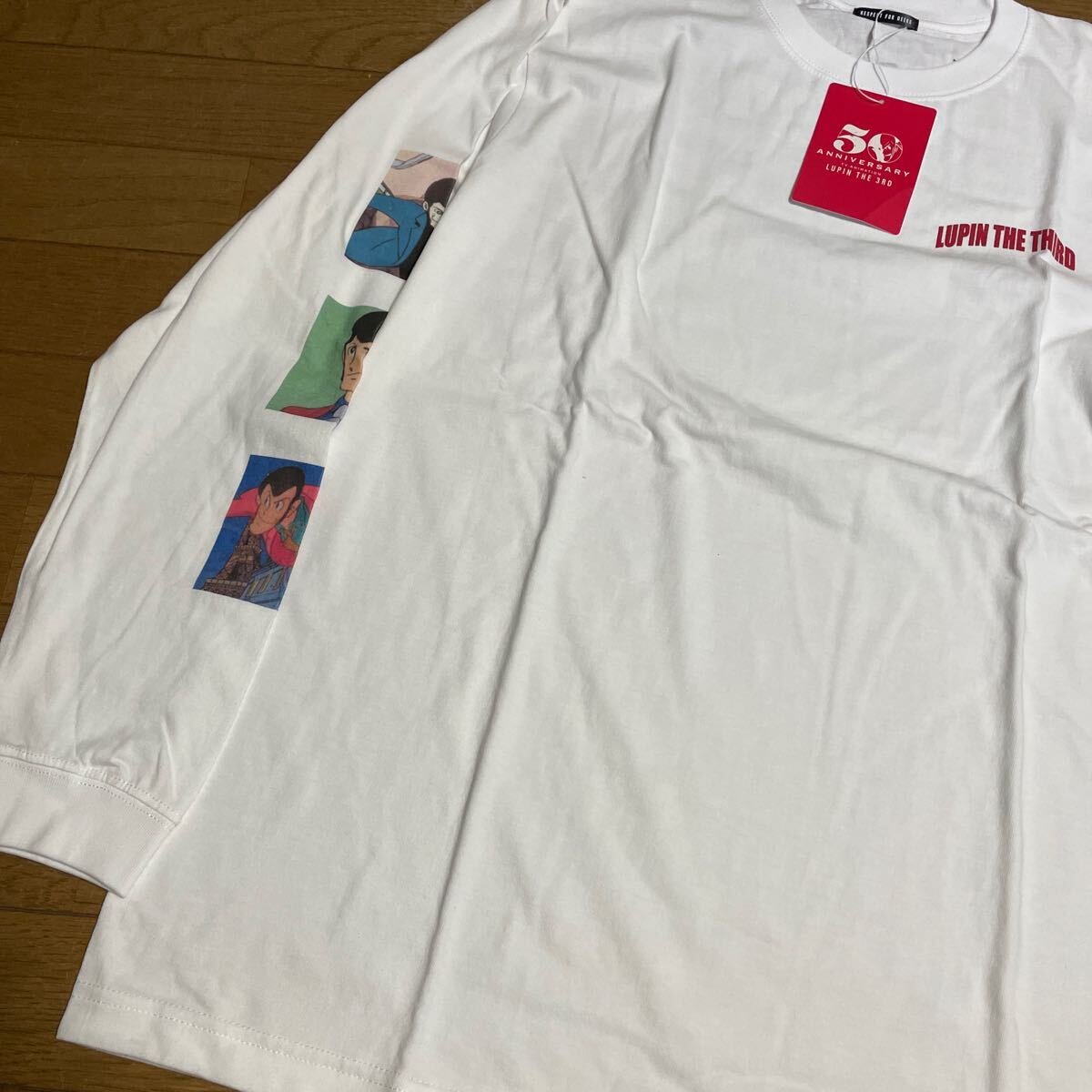ルパン三世 ロンT 長袖 Tシャツ 50周年 カリオストロの城 宮崎駿 ルパン三世 ロンT 長袖 Tシャツ 50周年 カリオストロの城 宮崎駿