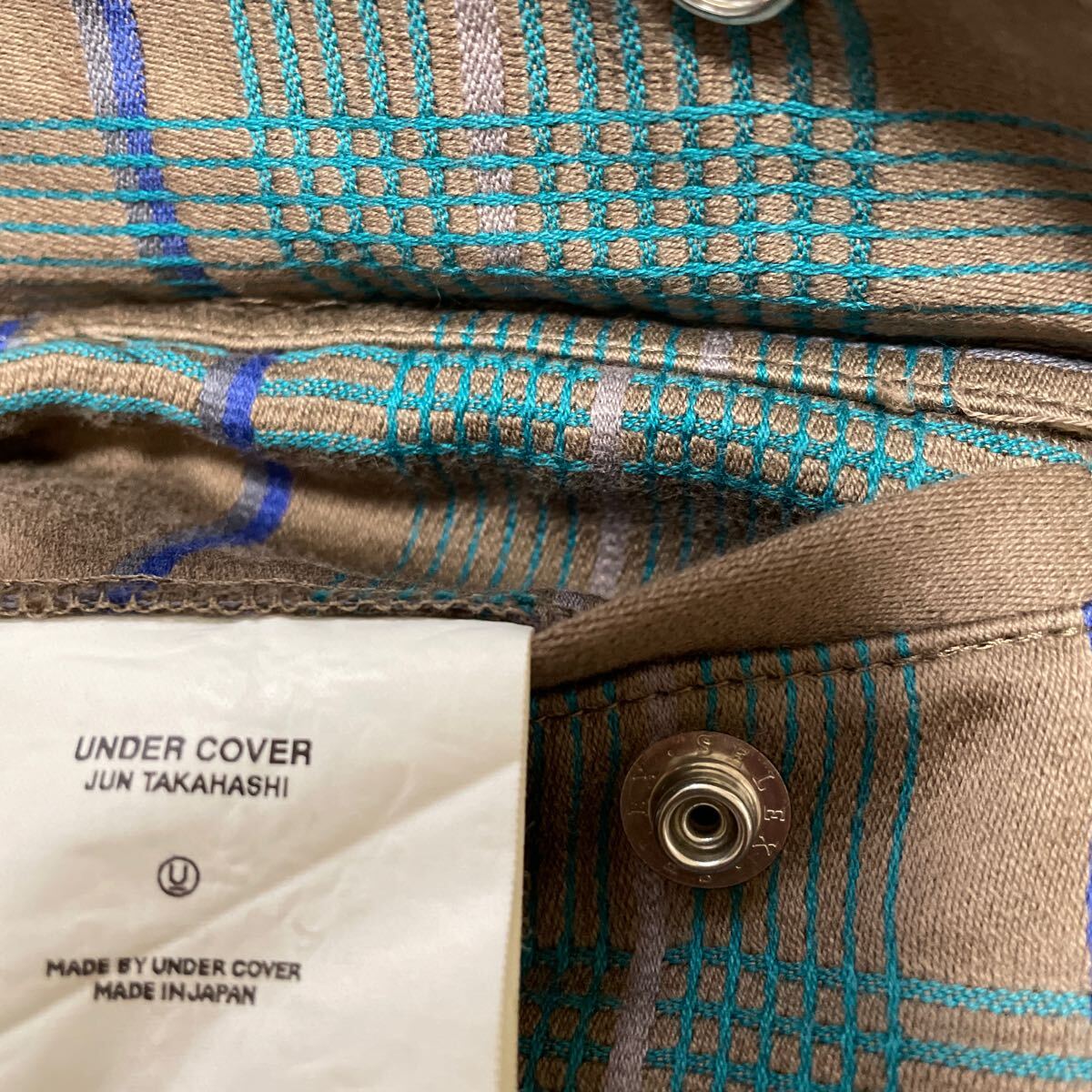 undercover チェックパンツ パンク ボンテージ バイカー カーゴ undercover チェックパンツ パンク ボンテージ バイカー カーゴ