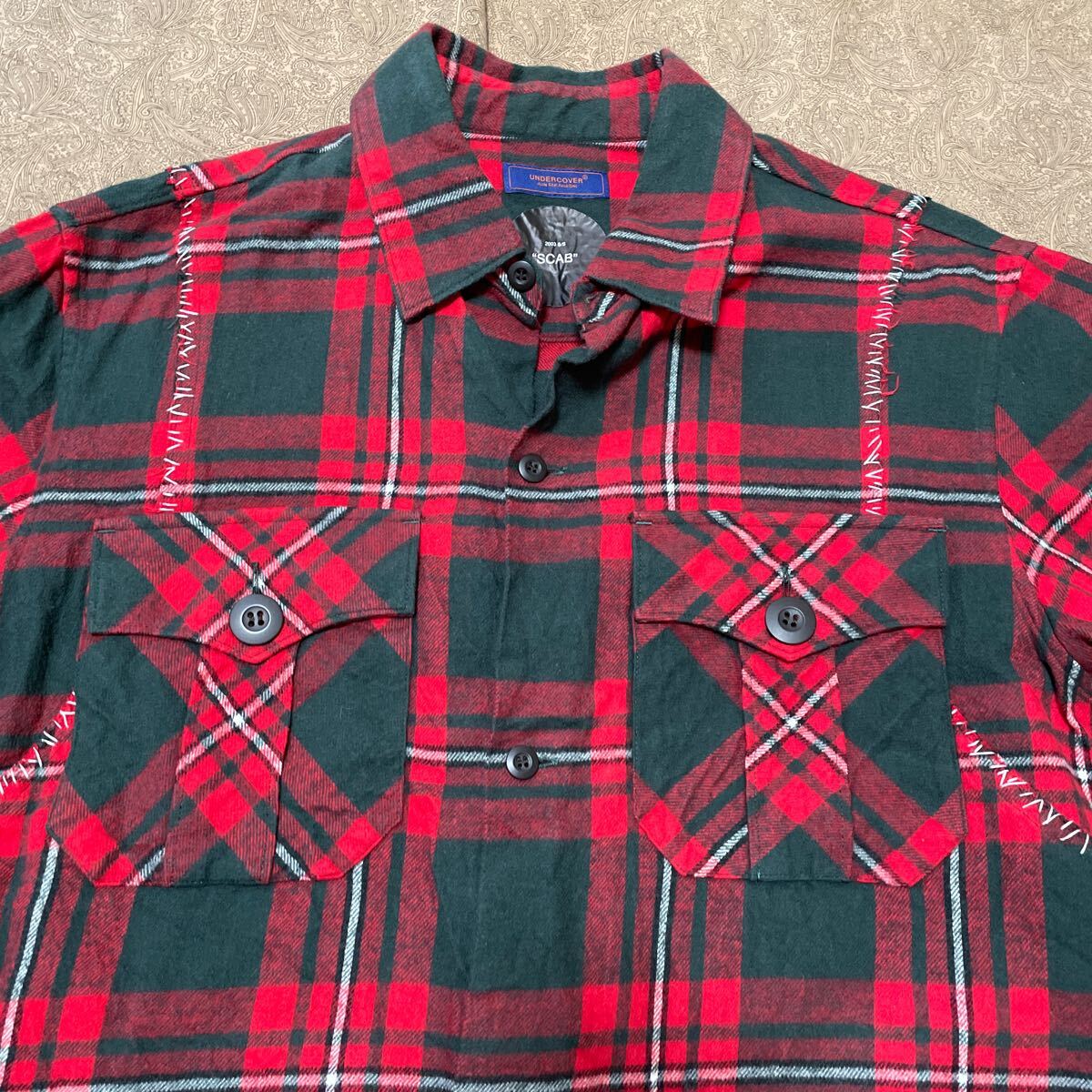 undercover scab シャツ アンダーカバー チェック アンダー undercover scab シャツ アンダーカバー チェック アンダー