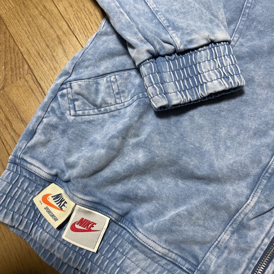 NIKE NSW XLデニム風 ジャケット '90 古着 ビンテージデザイン NIKE NSW XLデニム風 ジャケット '90 古着 ビンテージデザイン