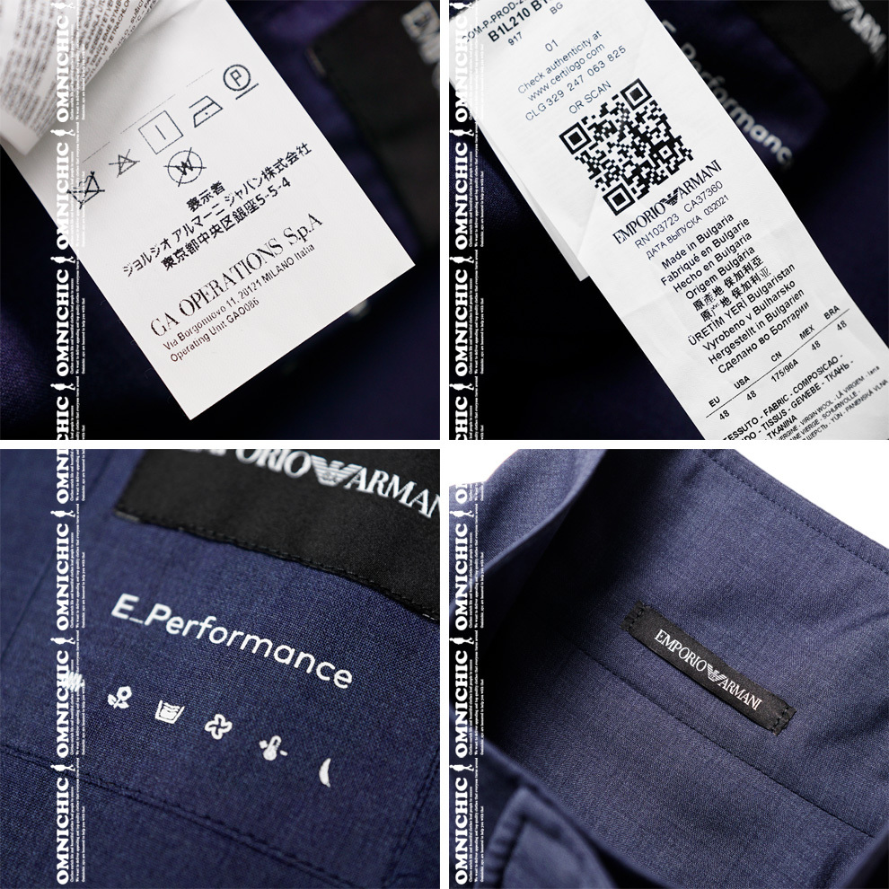 清潔感抜群の相棒 新品16万【EMPORIO ARMANI】E Performance高 清潔感抜群の相棒 新品16万【EMPORIO ARMANI】E Performance高