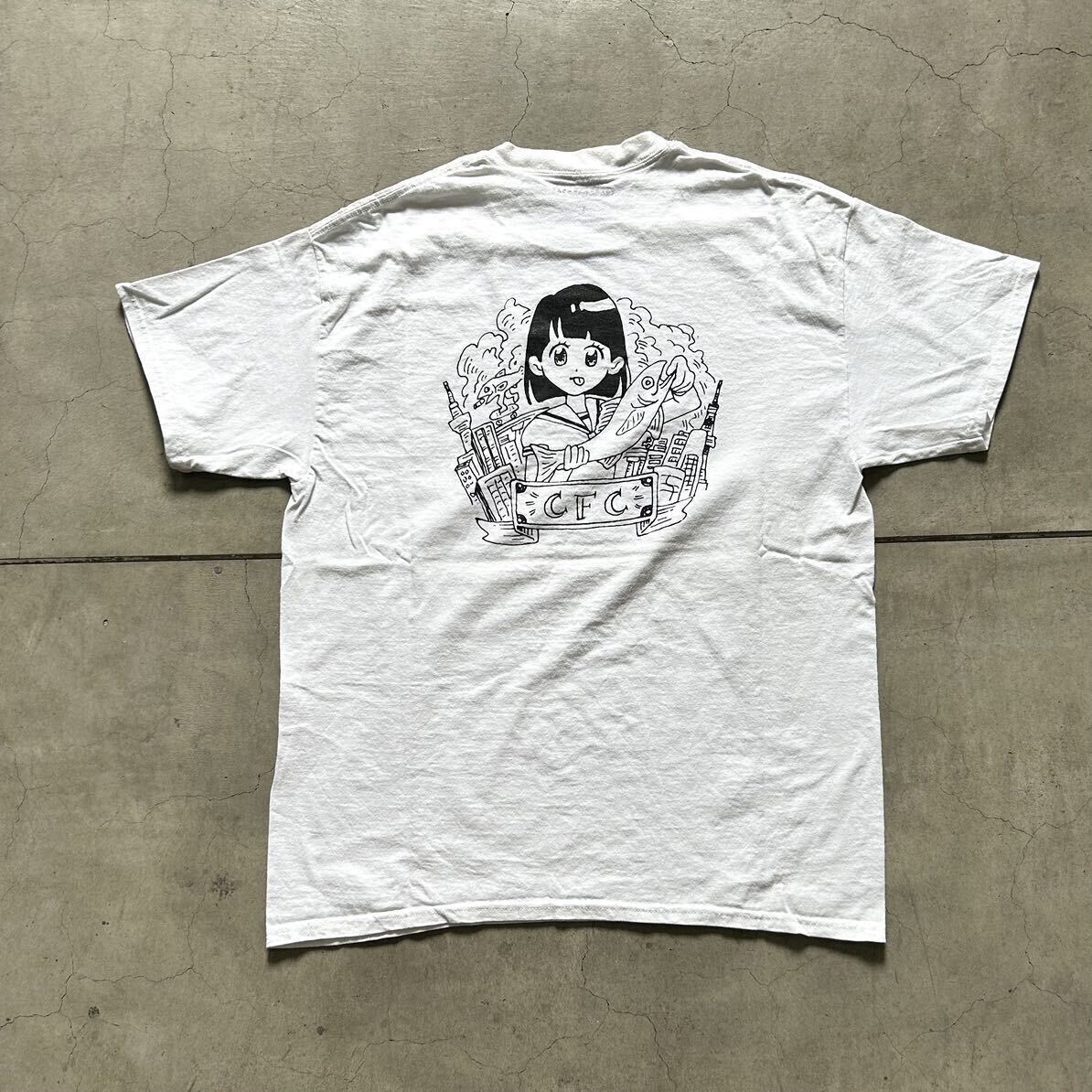 Chaos Fishing Club カオスフィッシングクラブ / Girl Tシャツ / size L Tシャツ 半袖シャツ WHITE ホワイト