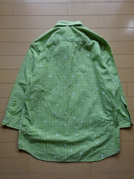 UNIFORM EXPERIMENT スターネルシャツ サイズ3 グリーン UNIFORM EXPERIMENT スターネルシャツ サイズ3 グリーン